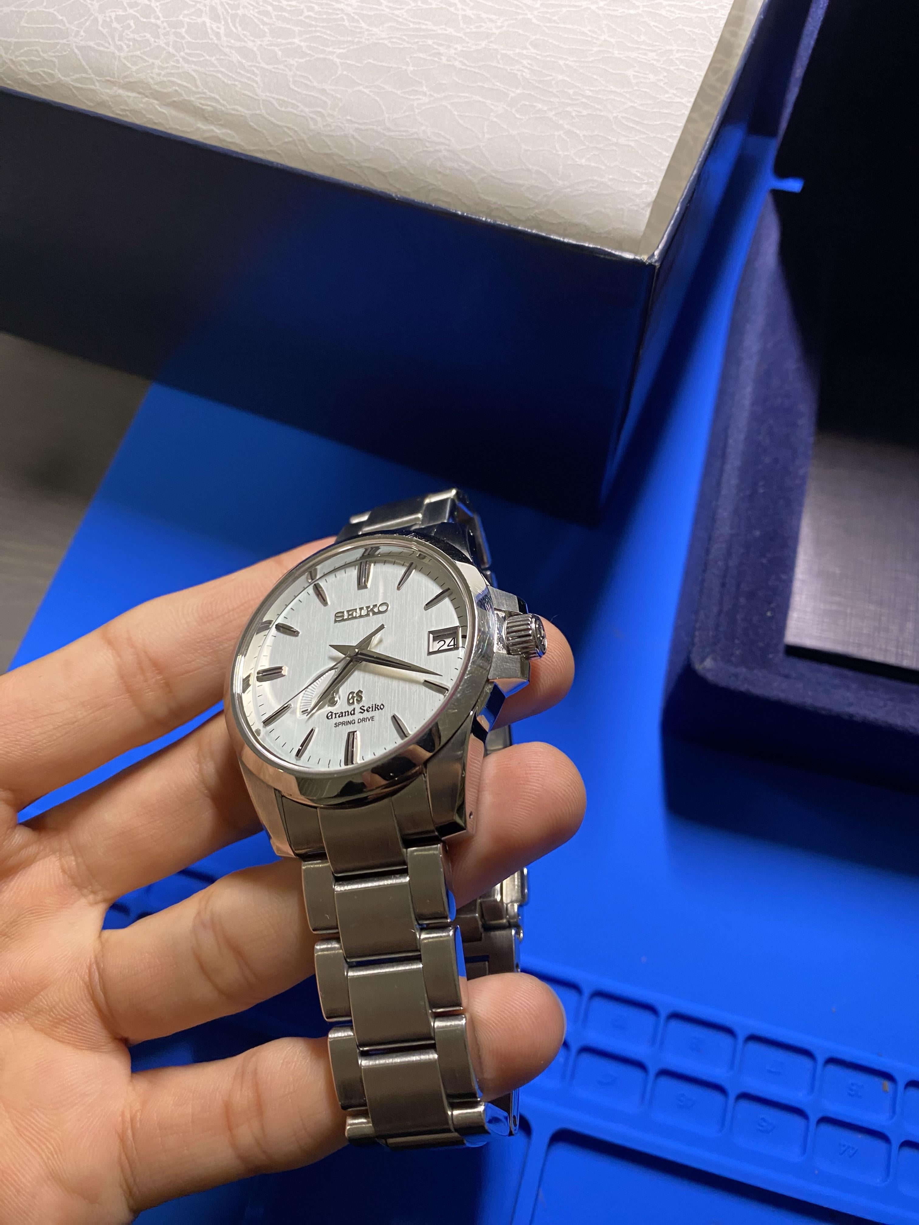 Grand Seiko Heritage Watch with Ice Blue Dial, 40mm