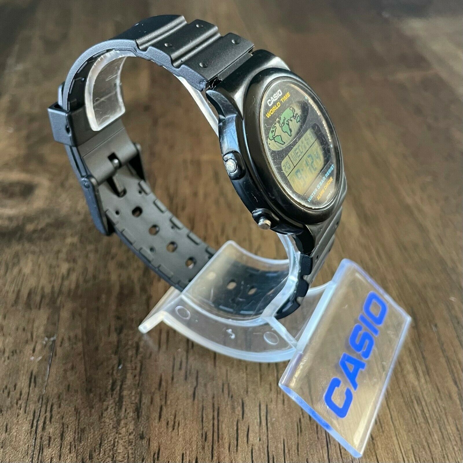 Casio World Time W-60U Module 893 Digital Vintage Men's Watch