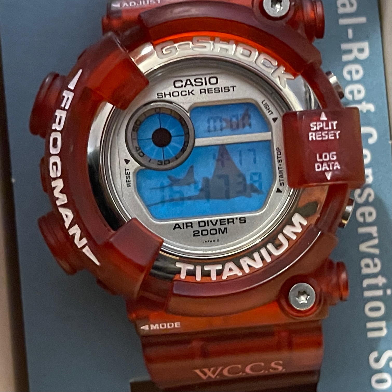 WTS] Casio G-Shock DW-8201WC-7T WCCS Frogman Red Jelly Skeleton