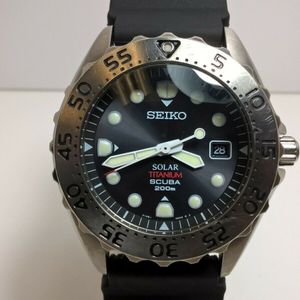 Seiko Prospex SBCB007 Black V145-0AH0 Solar Scuba 200m