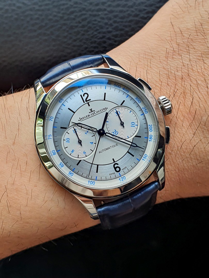 Jlc master best sale chronograph sector dial