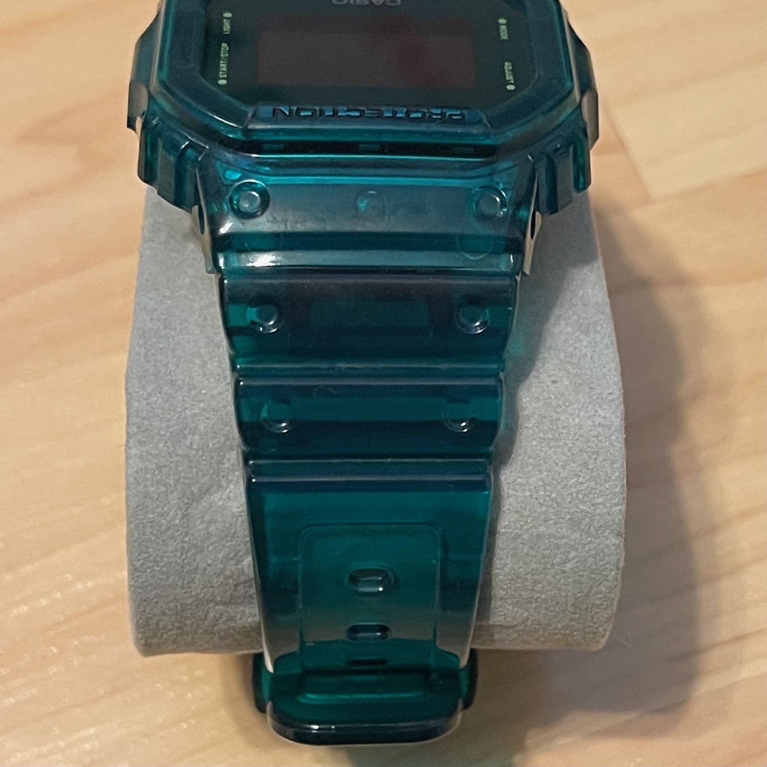 WTS] Casio G-Shock DW-5600SB-3 Green Skeleton Series Square Jelly