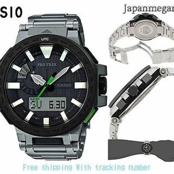 Casio Japan Wristwatch Protrek Manaslu Radio Solar Prx 8000t 7bjf Men S Offcial Watchcharts