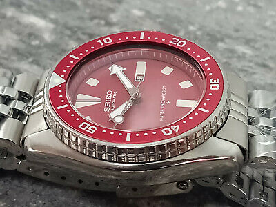 VINTAGE SEIKO DIVER 4205-0155 RED MOD AUTOMATIC UNISEX WATCH S.N: 400085 |  WatchCharts Marketplace