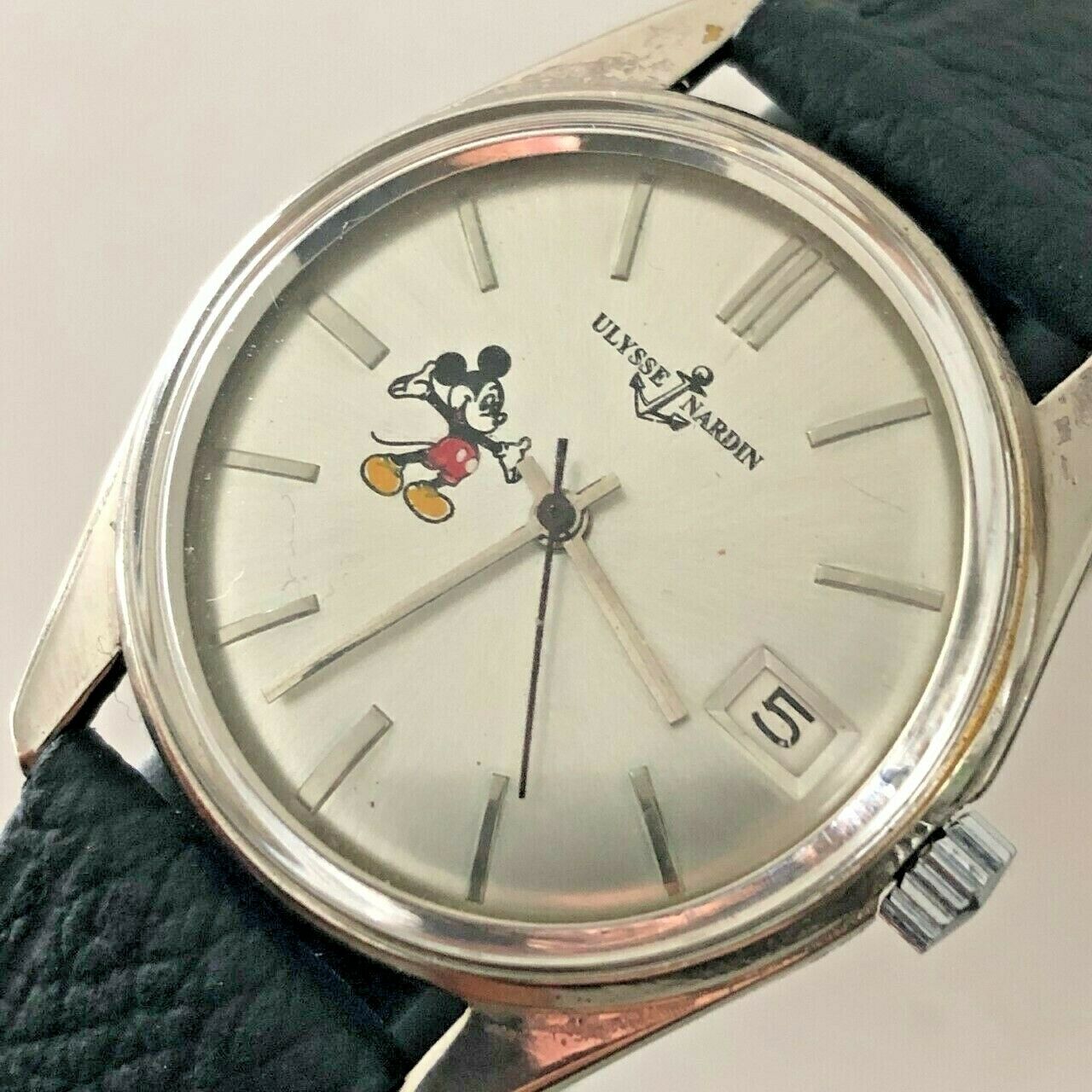 Vintage Ulysse Nardin Classic Mickey Mouse Dial Manual Wind Watch