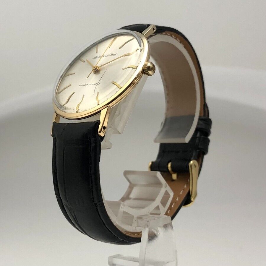 Vintage 1961 SEIKO LINER J14069 Hand-winding 14K GOLD FILLED