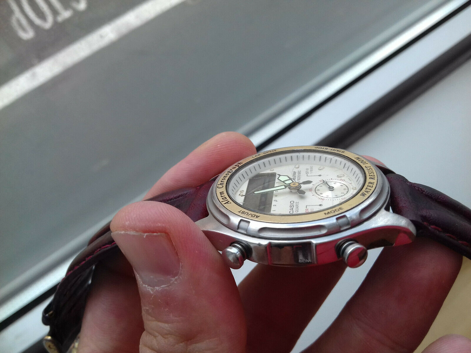Casio aw-600 module 373 Chrono 1/1000 sec ultra rare collectors 
