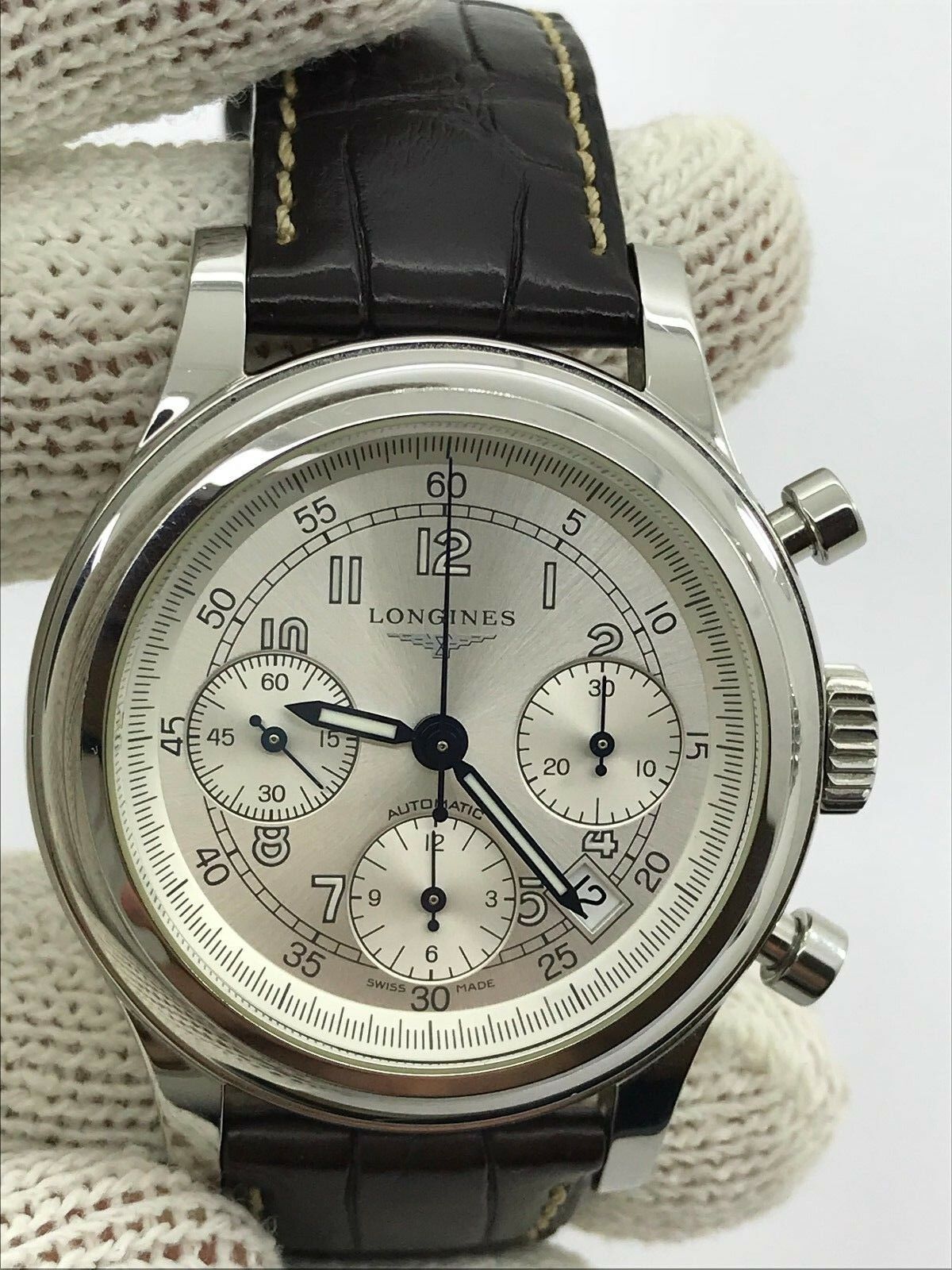 LONGINES HERITAGE 1951 CHRONOGRAPH AUTOMATIC L2.745.4 MENS 41mm