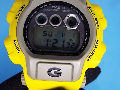 Vintage CASIO Digital Watch G-SHOCK MUDMAN MOLE DW-8400 1289 