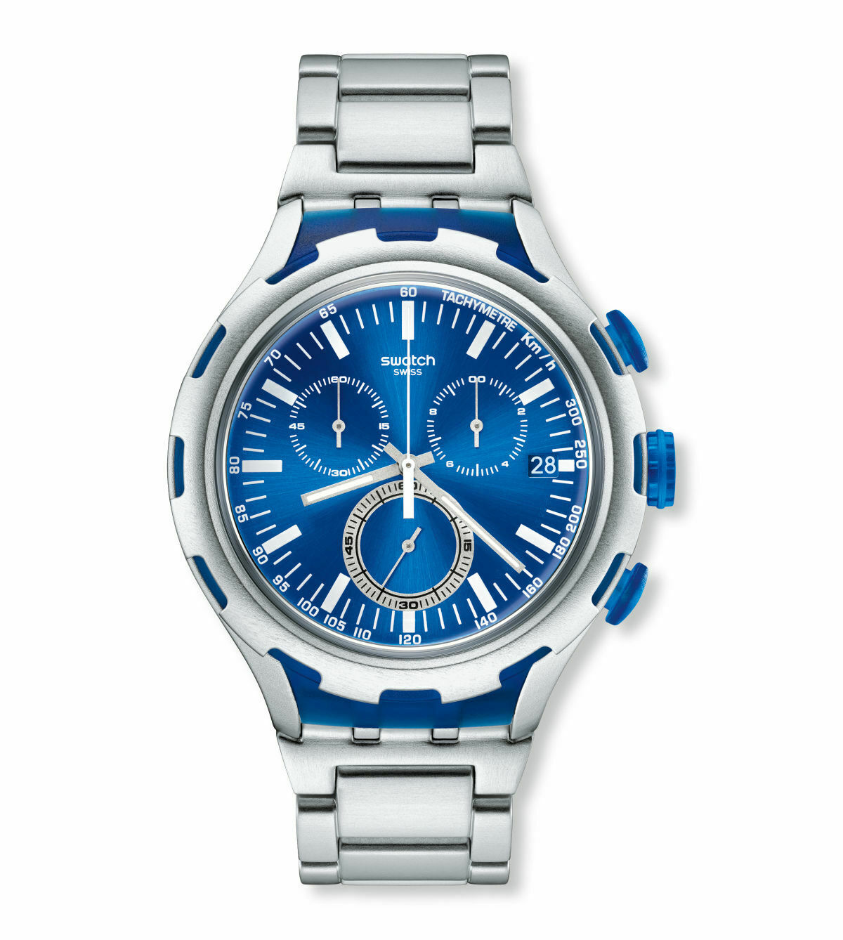 SWATCH IRONY XLITE CHRONO ENDLESS ENERGY YYS4001AG WATCH ( 2014