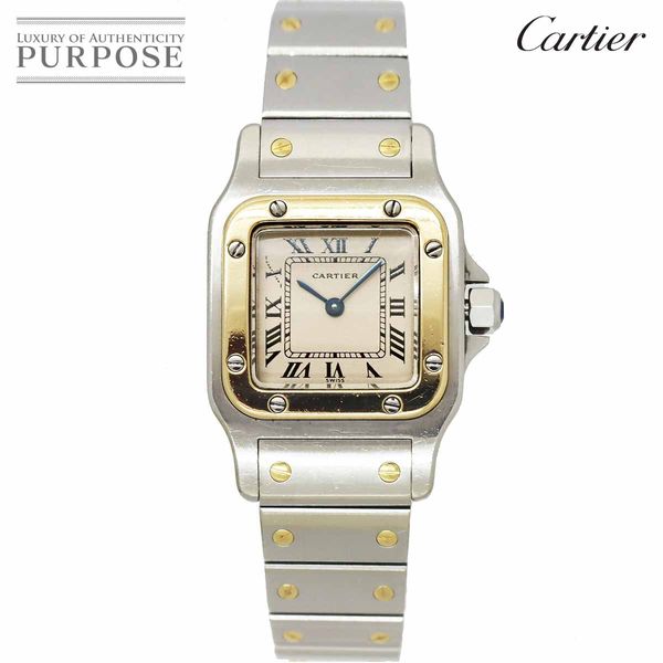 [Battery replaced] Cartier Cartier Santos Galve SM Ladies Watch