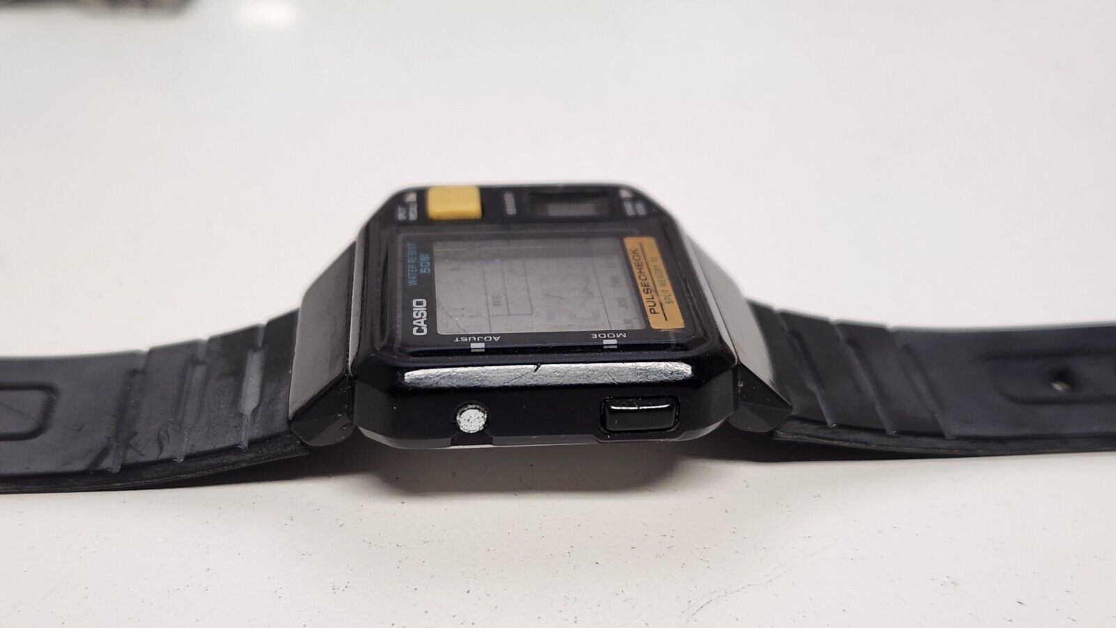 VINTAGE CASIO PULSE CHECK WATCH JP-100W MADE IN JAPAN