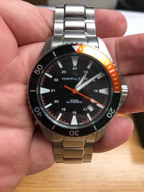 Hamilton hot sale scuba orange