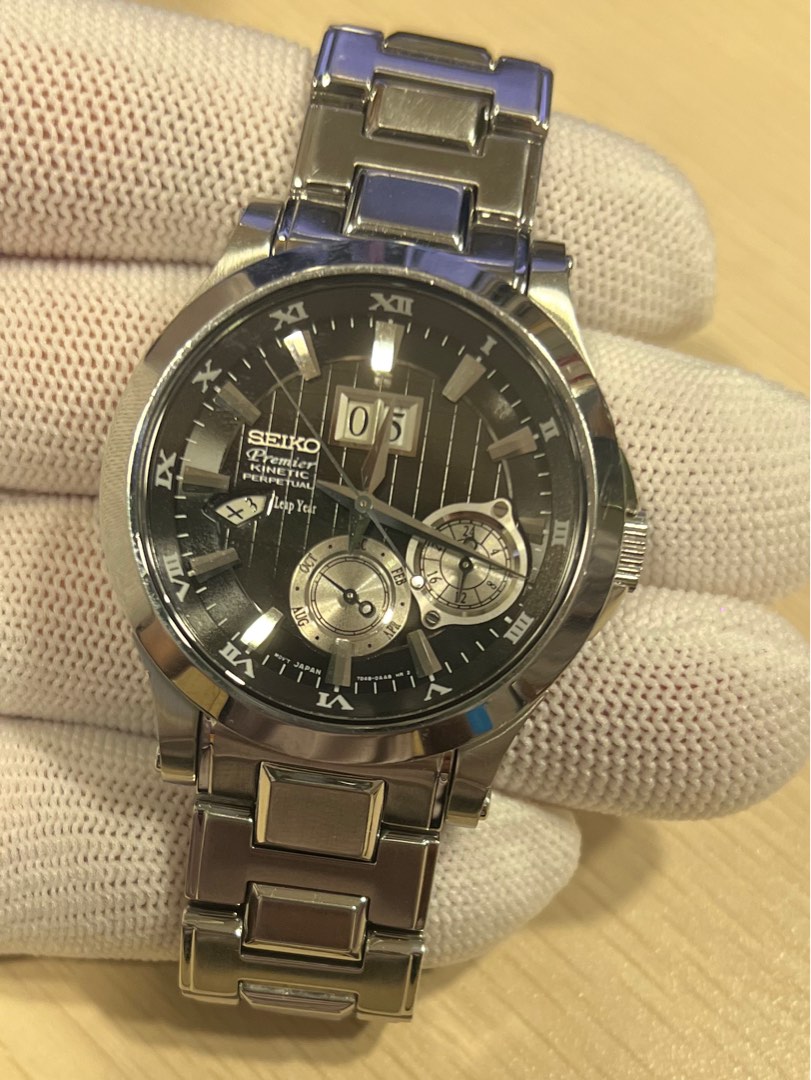 Seiko Premier Perpetual Kinetic Watch with Thong Sia Warranty