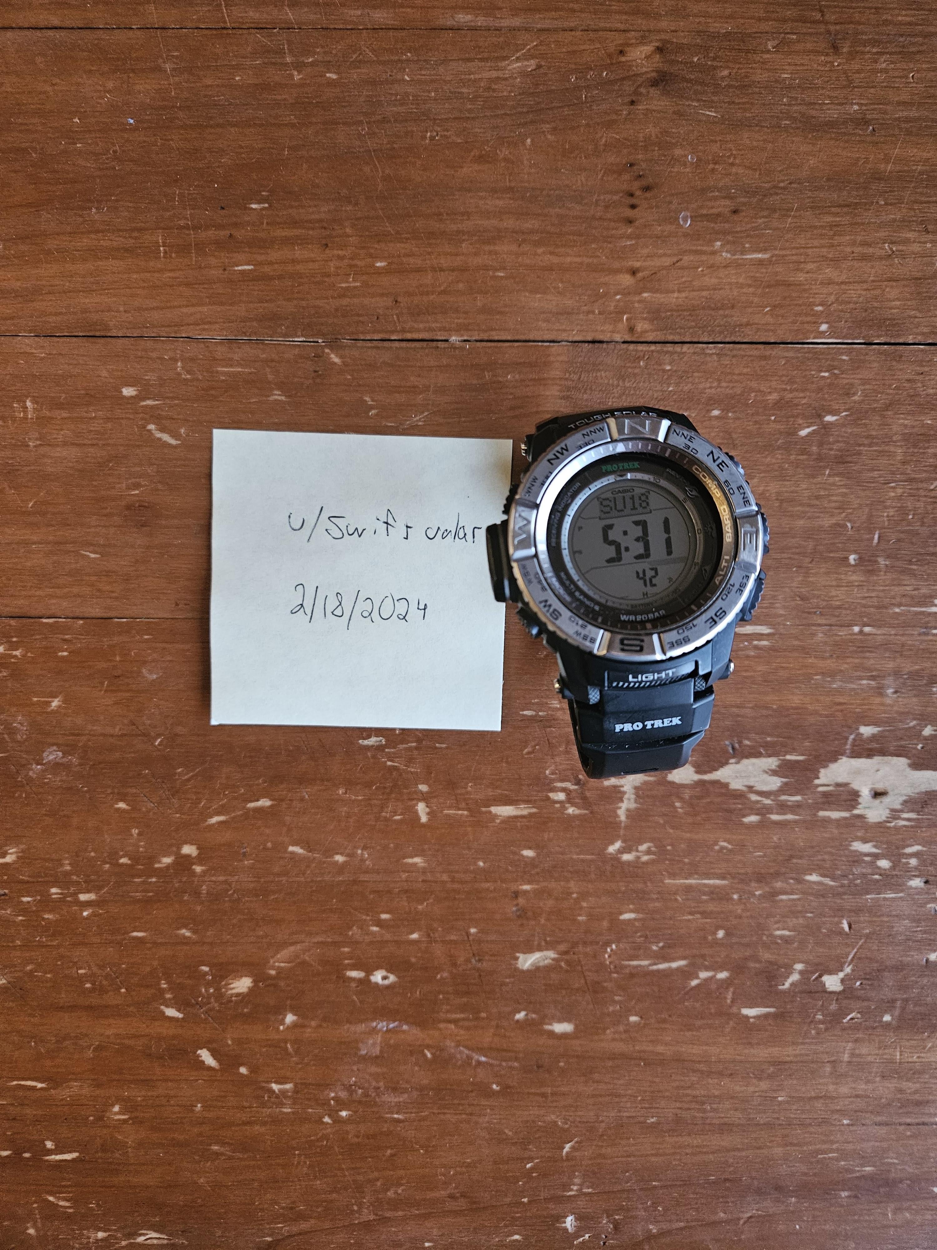 Casio pro trek hot sale prw 3500