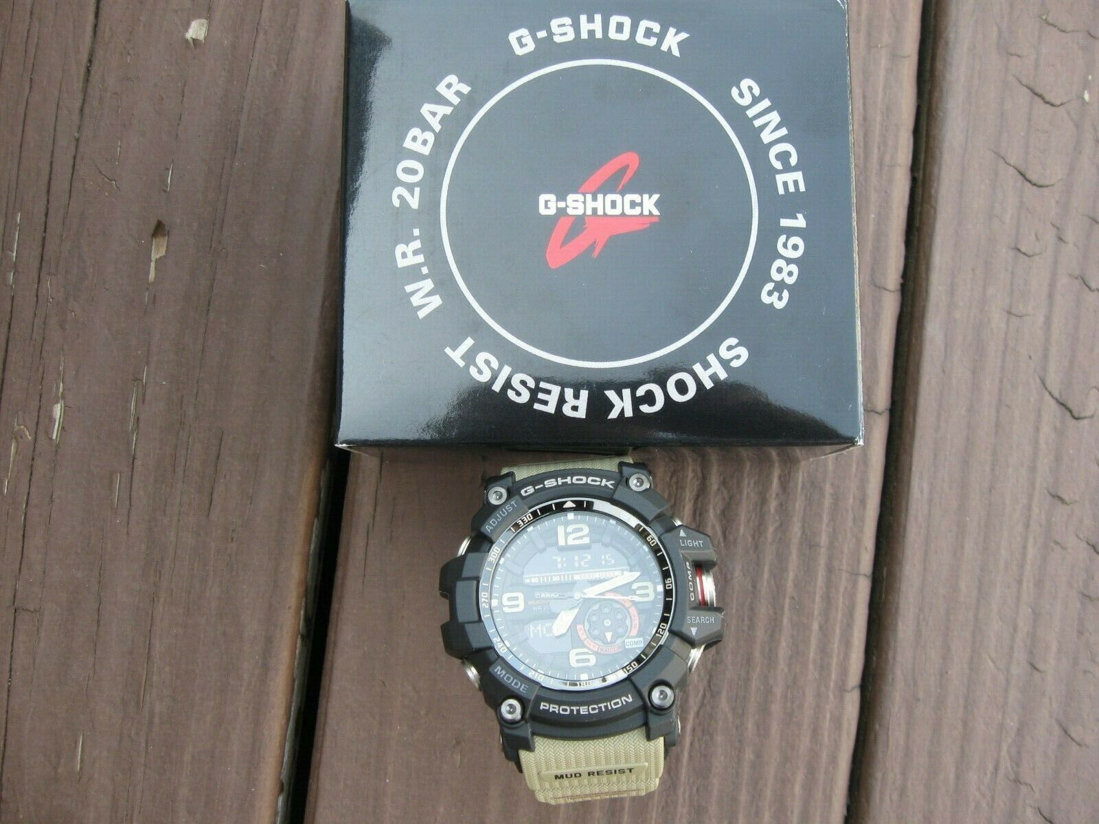 Casio Gg 1000 1a5 Dr G Shock Mudmaster Twin Sensor Ana Digital Men S Watch Watchcharts