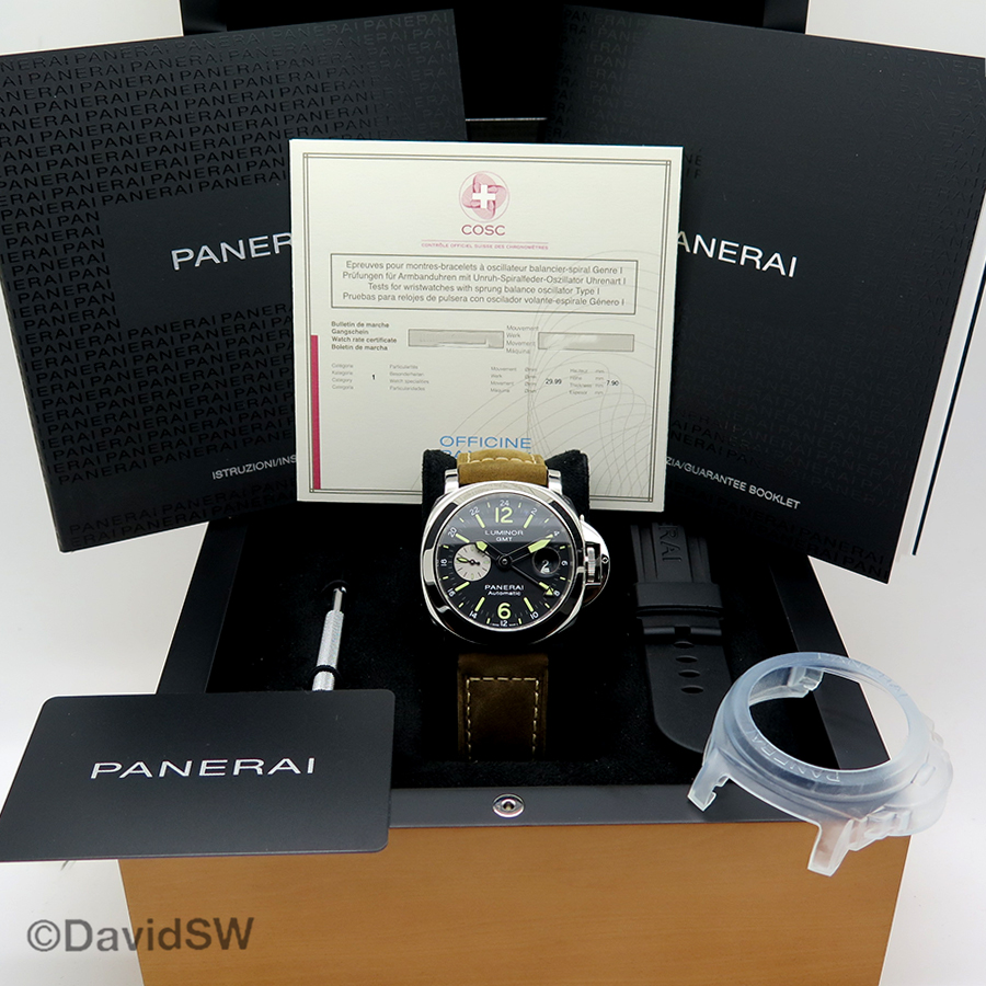 FS Panerai PAM 1088 LUMINOR GMT STAINLESS STEEL T SERIES