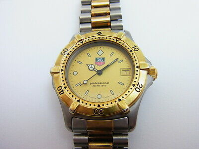 Tag Heuer 2000 Professional Two tone Unisex Mid 38mm Swiss Qz