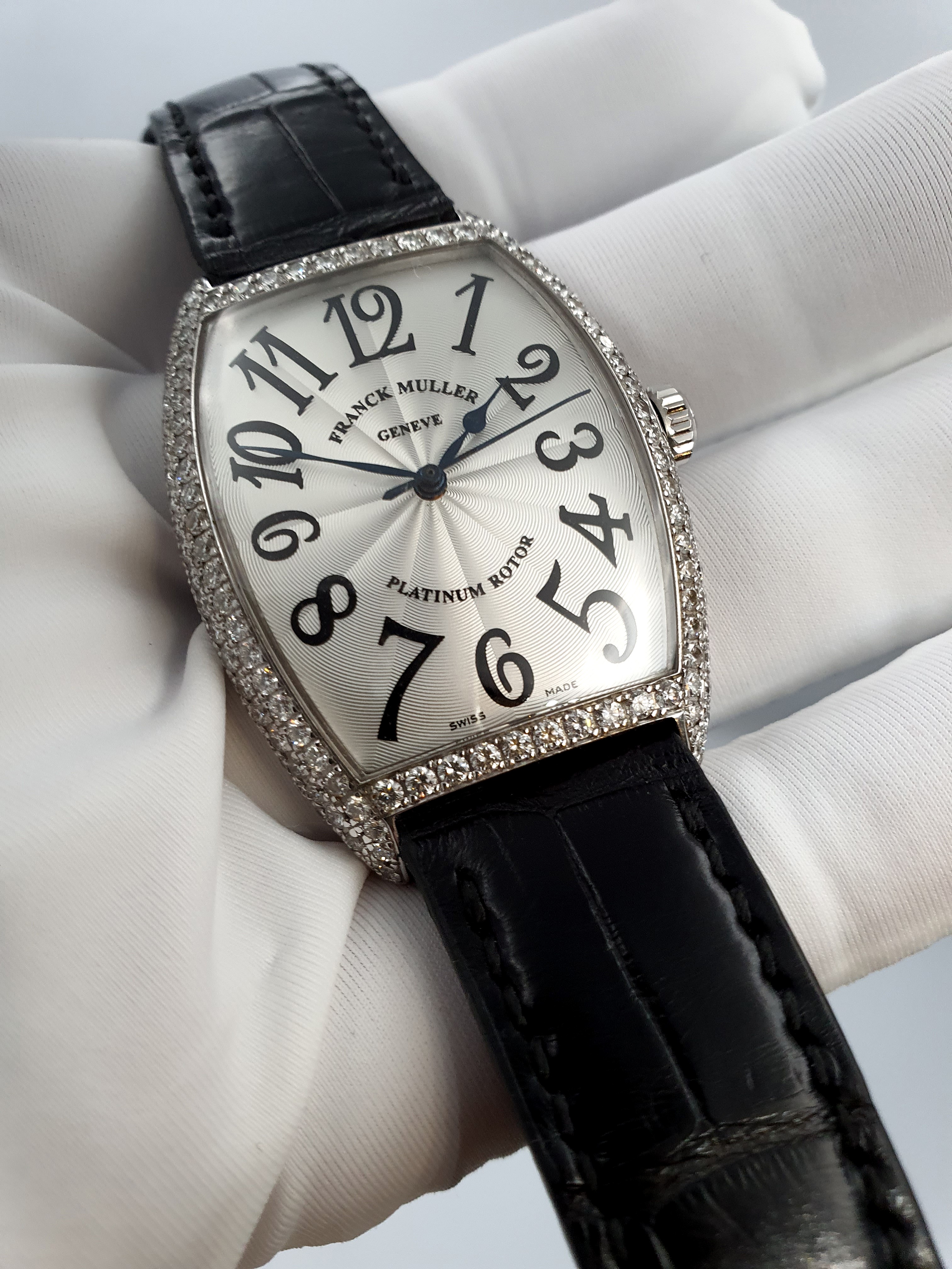 Full pave original diamond Franck muller curvex 2852 SC D