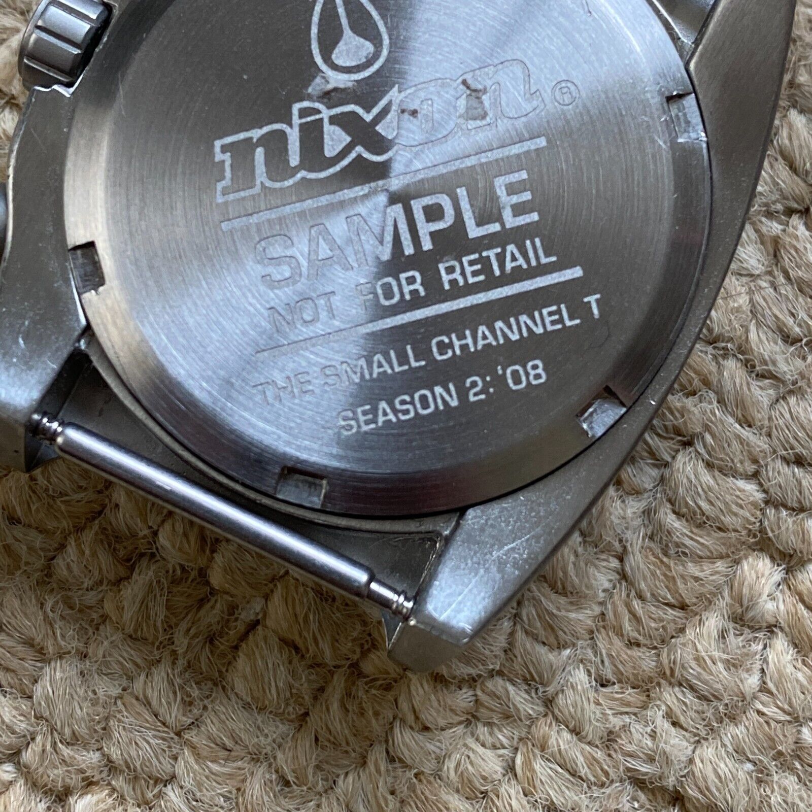 Nixon The Small Channel T Watch Blue Silver No Strap SAMPLE