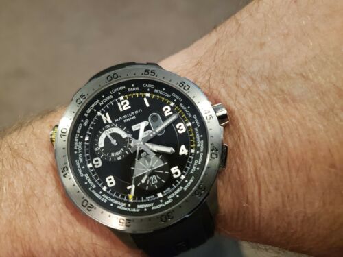 Hamilton Khaki Aviation World Timer Chronograph Men's Watch