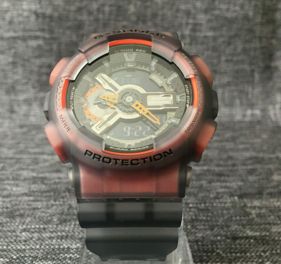 CASIO G SHOCK GA-110LS-1A SKELETON SPECIAL COLOR ANALOGUE