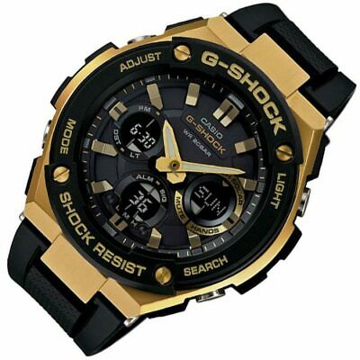 Casio G-Shock GST-S100G-1A Black/Gold Tough Solar Powered Men's