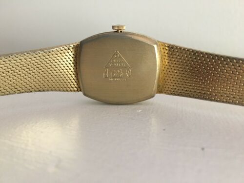 vintage mens omega constellation watch 18k gold 0.750