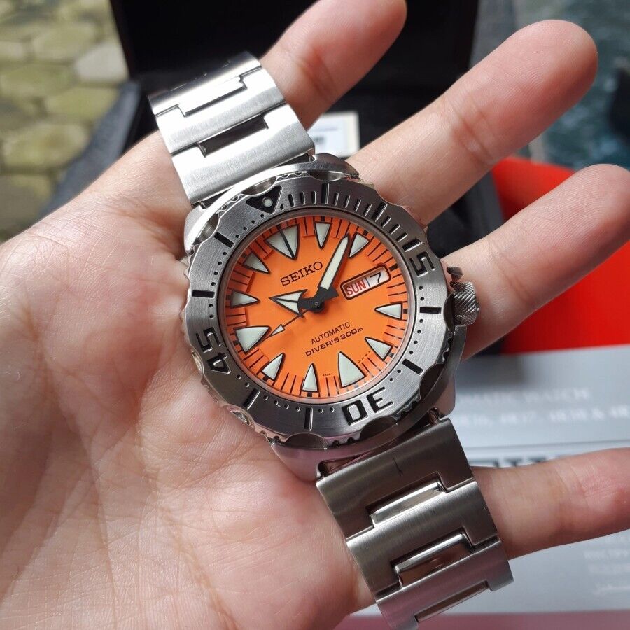 Rare Seiko Monster Orange Gen 2 SRP309 Divers Automatic Fullset Mint  Condition | WatchCharts