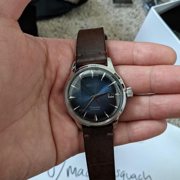 WTS] Seiko Presage Cocktail Time Blue Moon Ref SRPB41j1 w/ Sapphire Crystal  Upgrade | WatchCharts