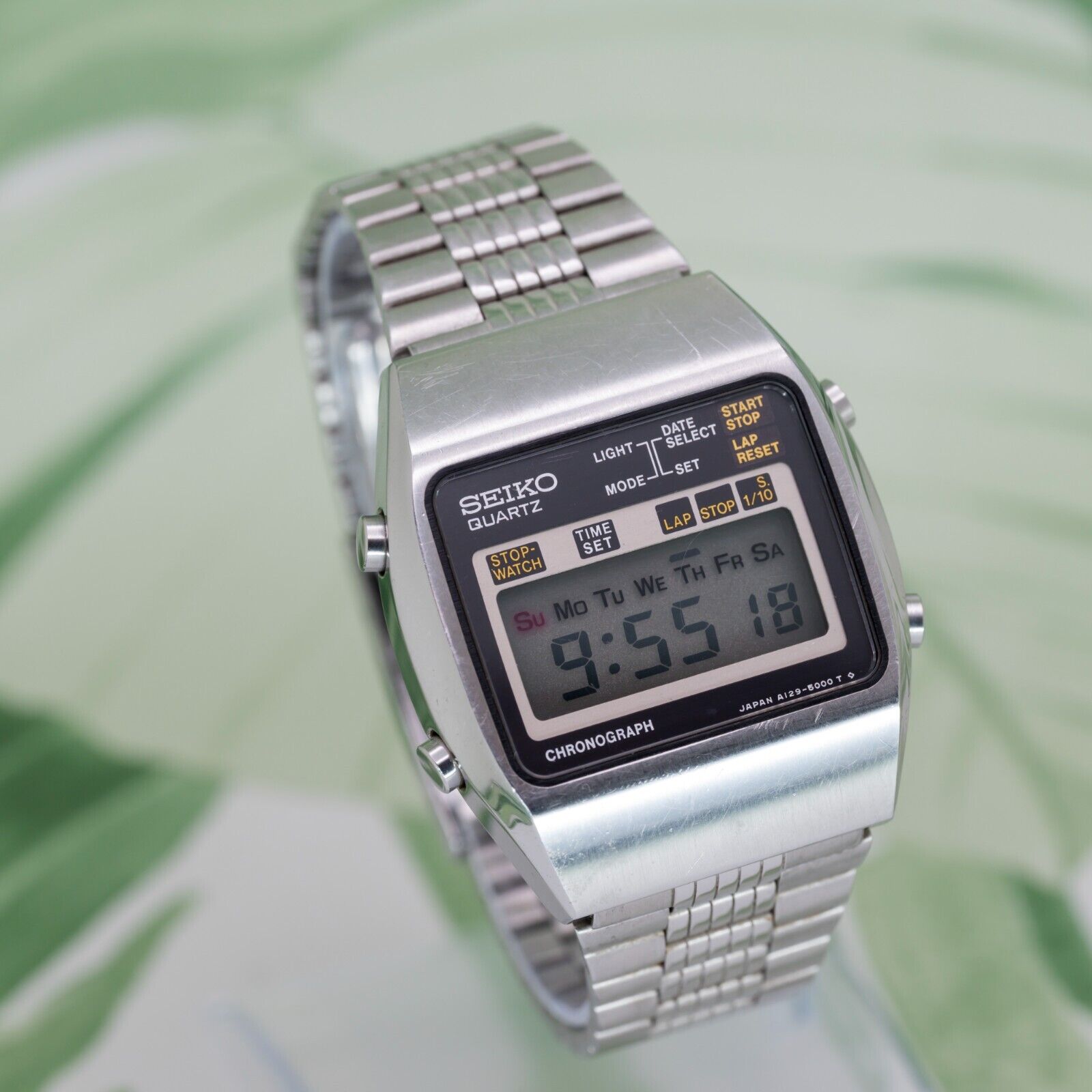 ヴィンテージSEIKO クォーツ クロノグラフ　A129-5000 メンズ腕時計 ヴィンテージSEIKO クォーツ クロノグラフ A129-5000 メンズ