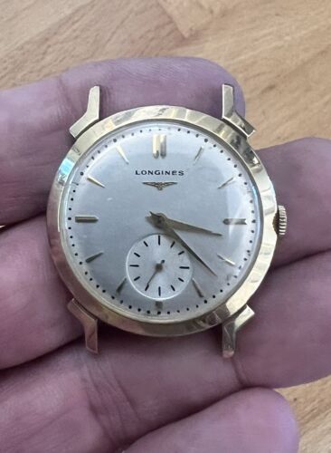 Longines c.22L 14k Yellow Gold Manual Wind Men s Watch 721 119