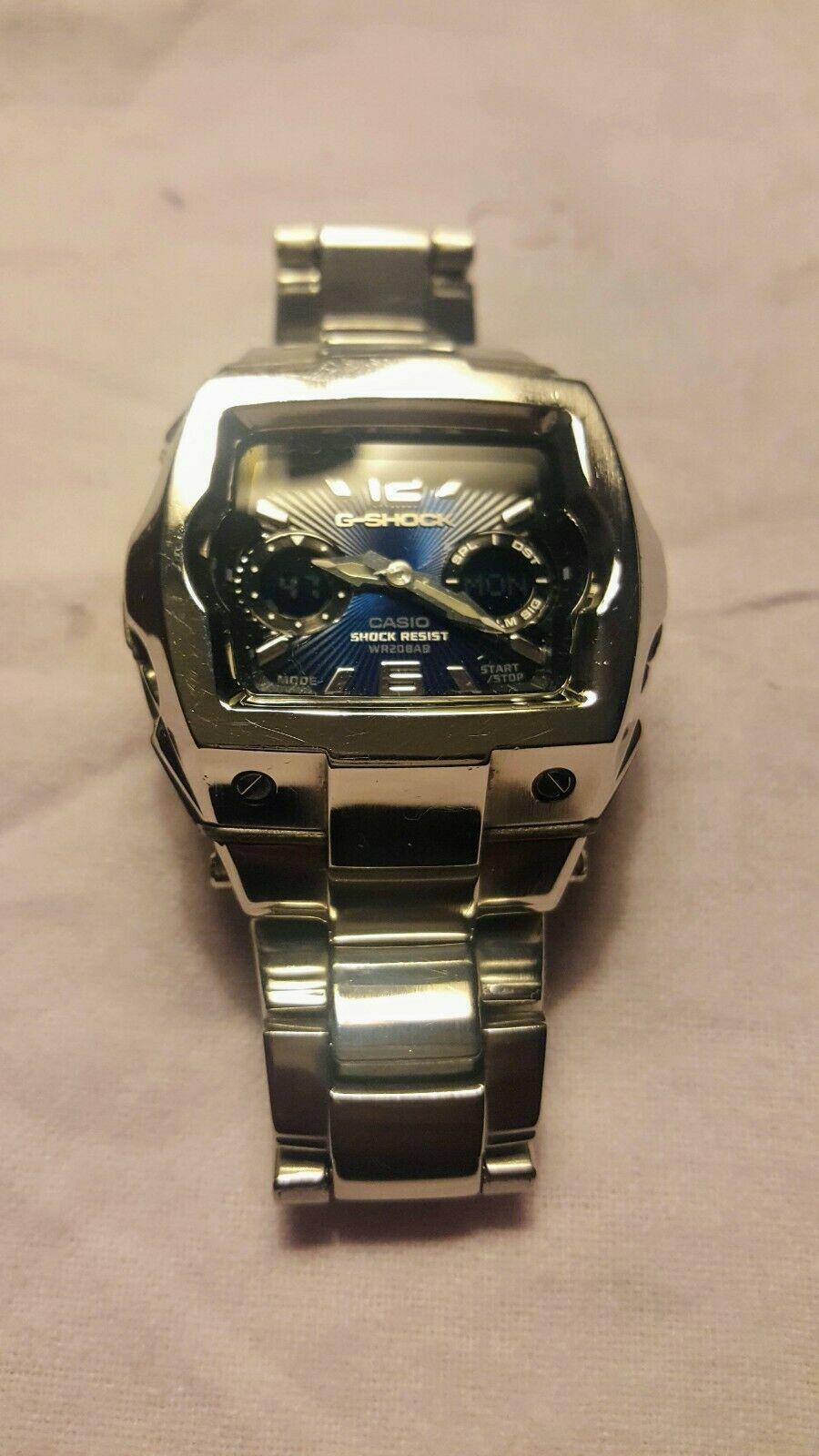 Casio G-Shock G-011D-2 Rare Analog Digital Men's Watch Blue