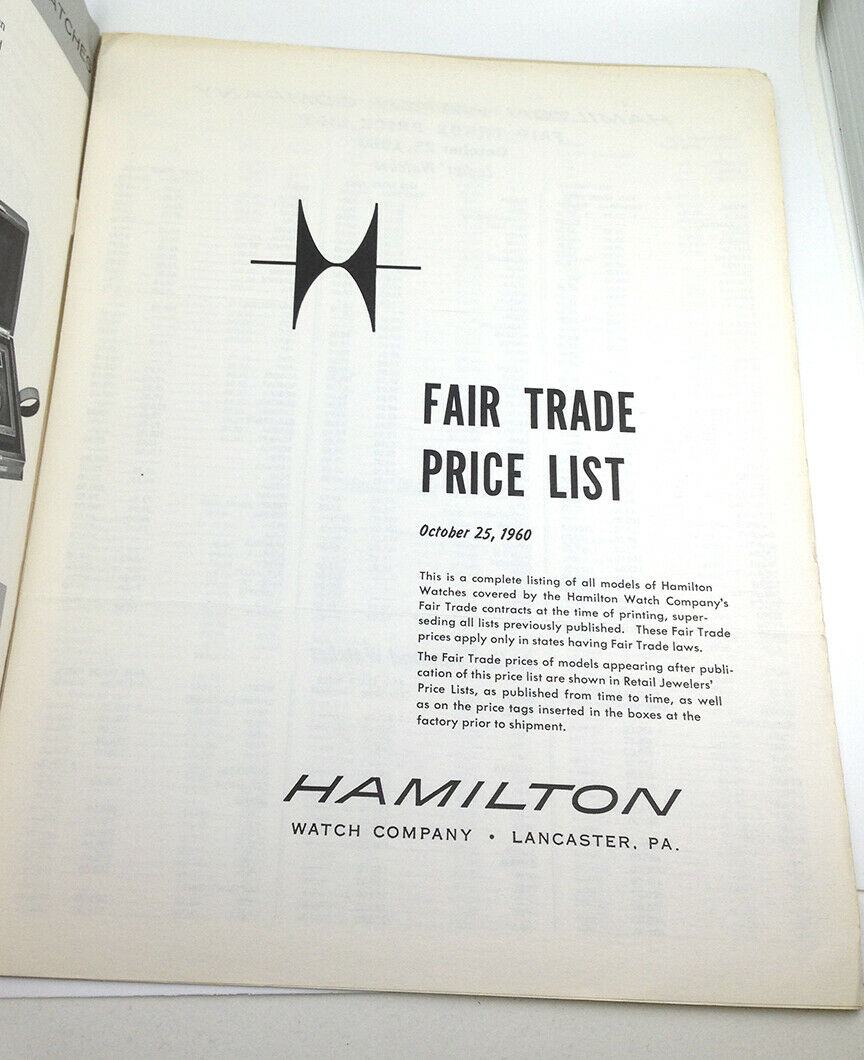 1960 hamilton watch online catalog