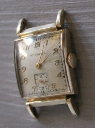 Vintage Swiss Longines Wittnauer 8T Revue 1945 10k Orig. Movement