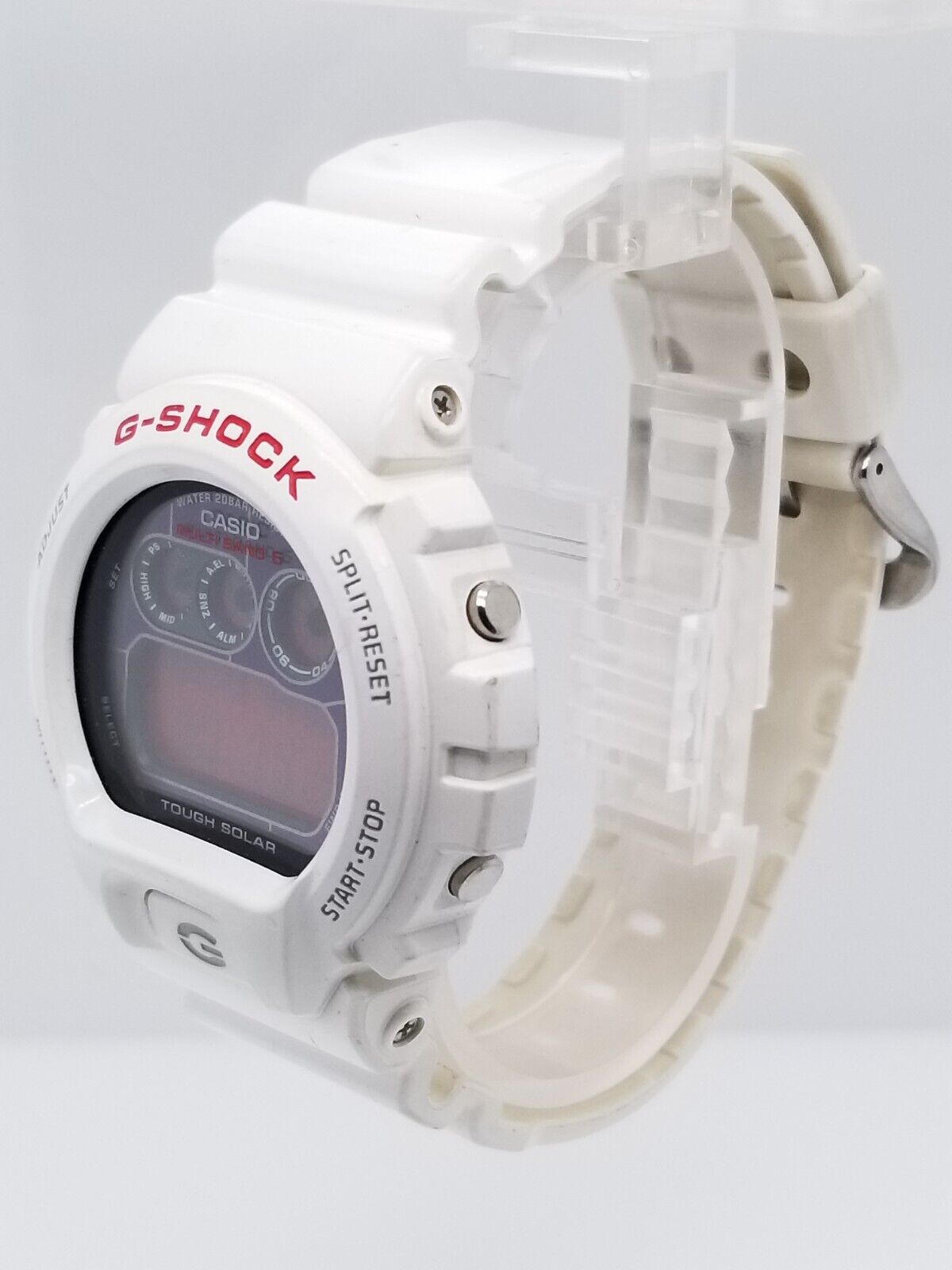 Casio G Shock Tough Solar GW 6900F 3179 White Case Day Date Casio G Shock Tough Solar GW 6900F 3179 White Case Day Date