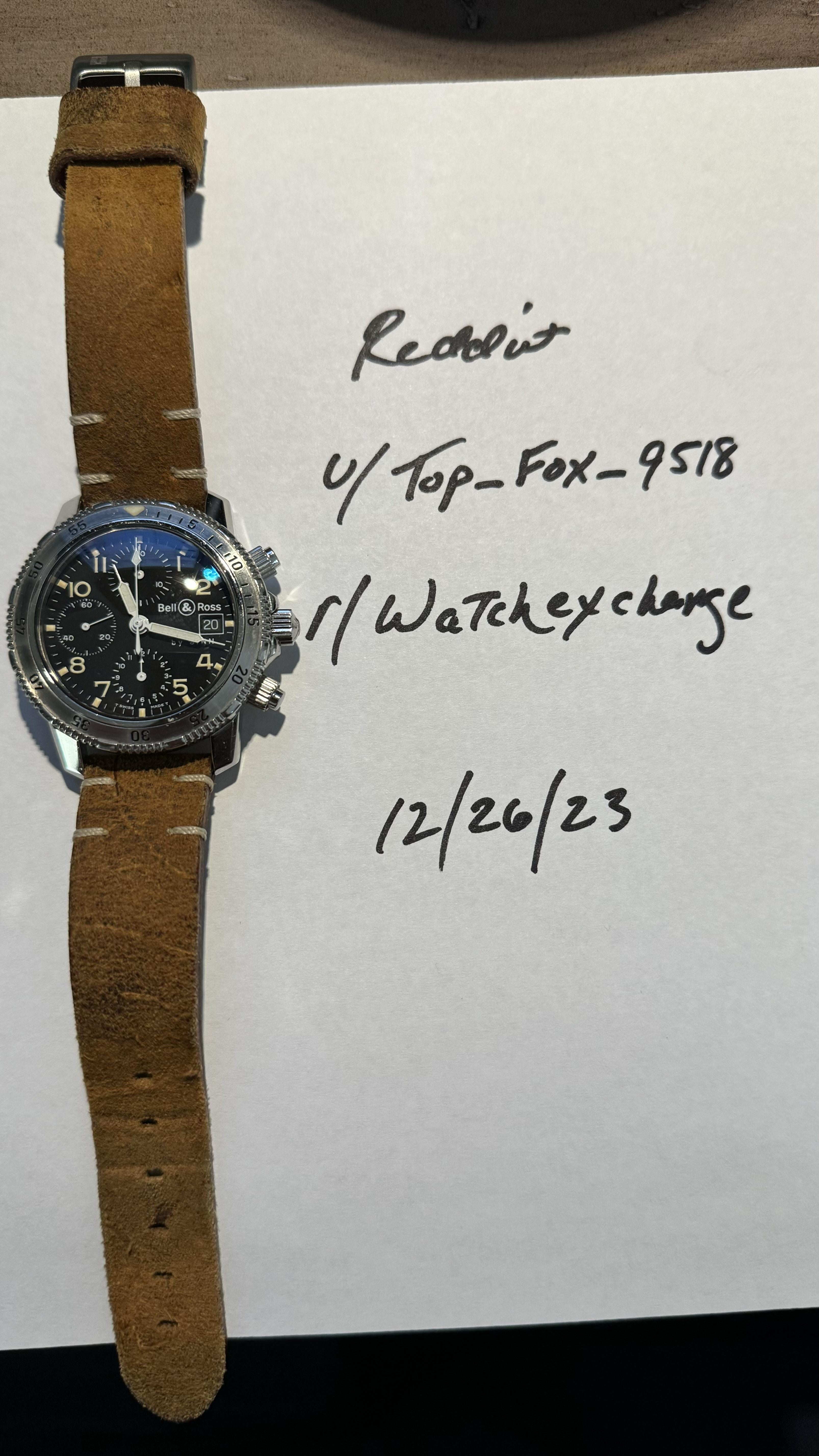 WTS Rare Sinn. Bell Ross by Sinn Chronograph. Valjoux 7750