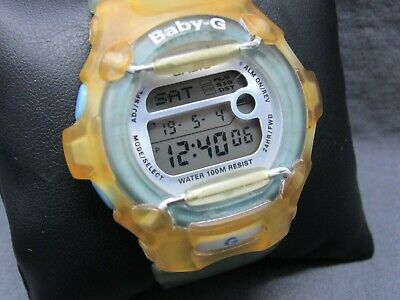 Vintage CASIO BABY G SHOCK BG 154 Clear Sport Band NEW BATTERY Watch WatchCharts Marketplace