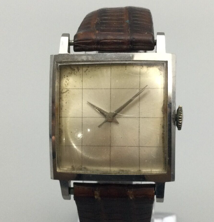 Vintage Girard Perregaux Gyromatic Watch Men BROKEN FOR PARTS OR