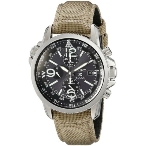 Seiko Prospex SSC293P1 Solar Military Alarm Chronograph Men s Watch WatchCharts