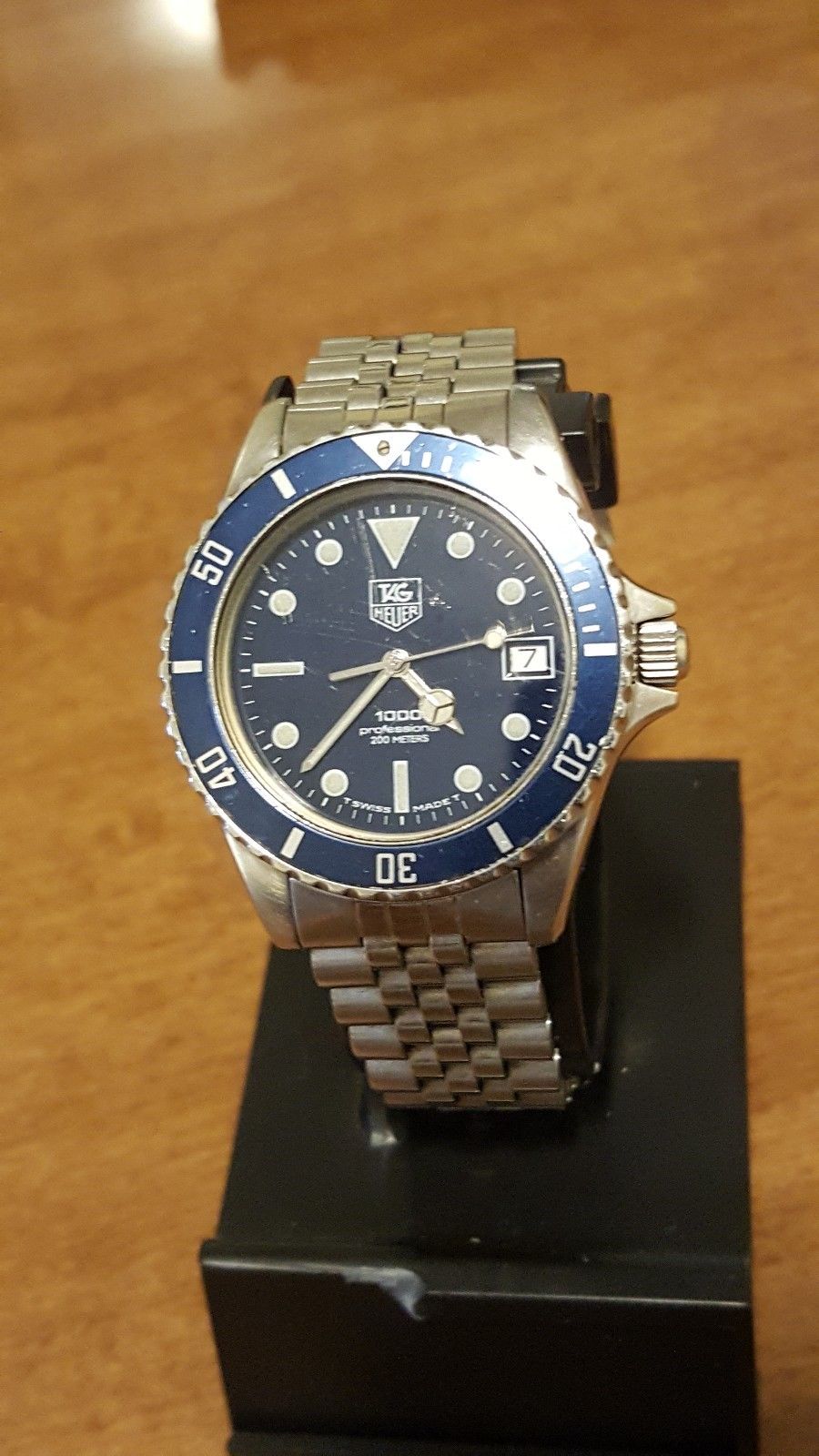 WTS]TAG Heuer Vintage Professional 1000 Diving Watch Blue 980.613N