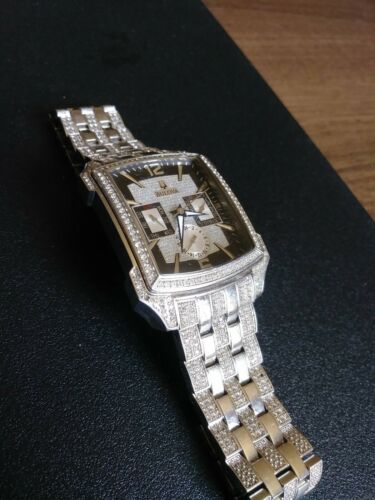 Bulova popular 96C108 Mens Swarovski Crystal Watch C876961