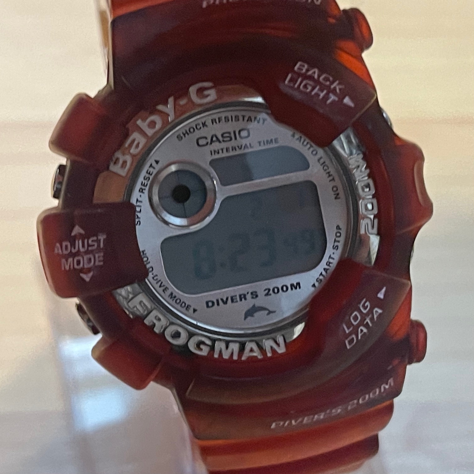 WTS] Casio G-Shock Baby-G Frogman Candy Apple Red WCCS BGW-100WC