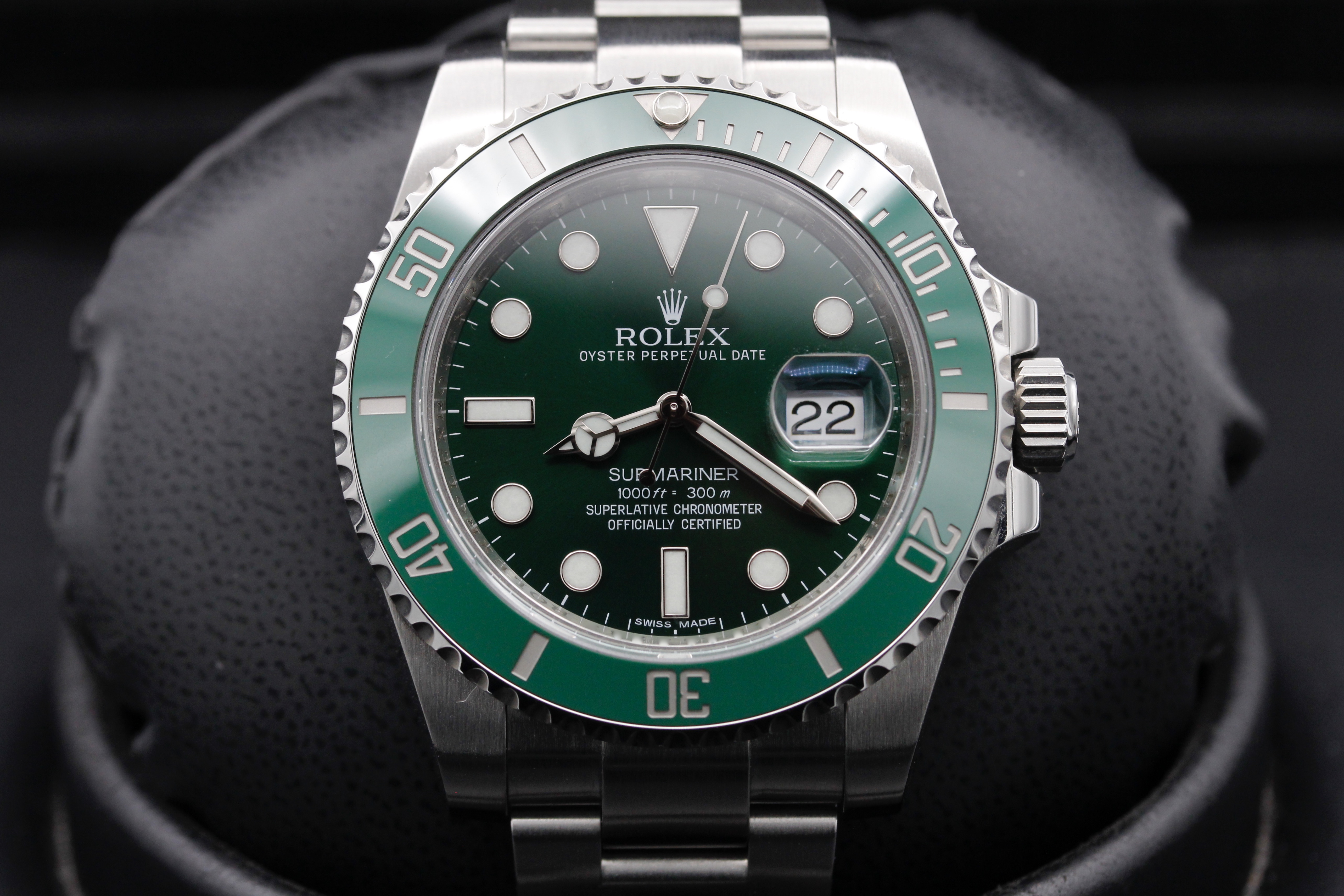 Rolex submariner best sale fond vert