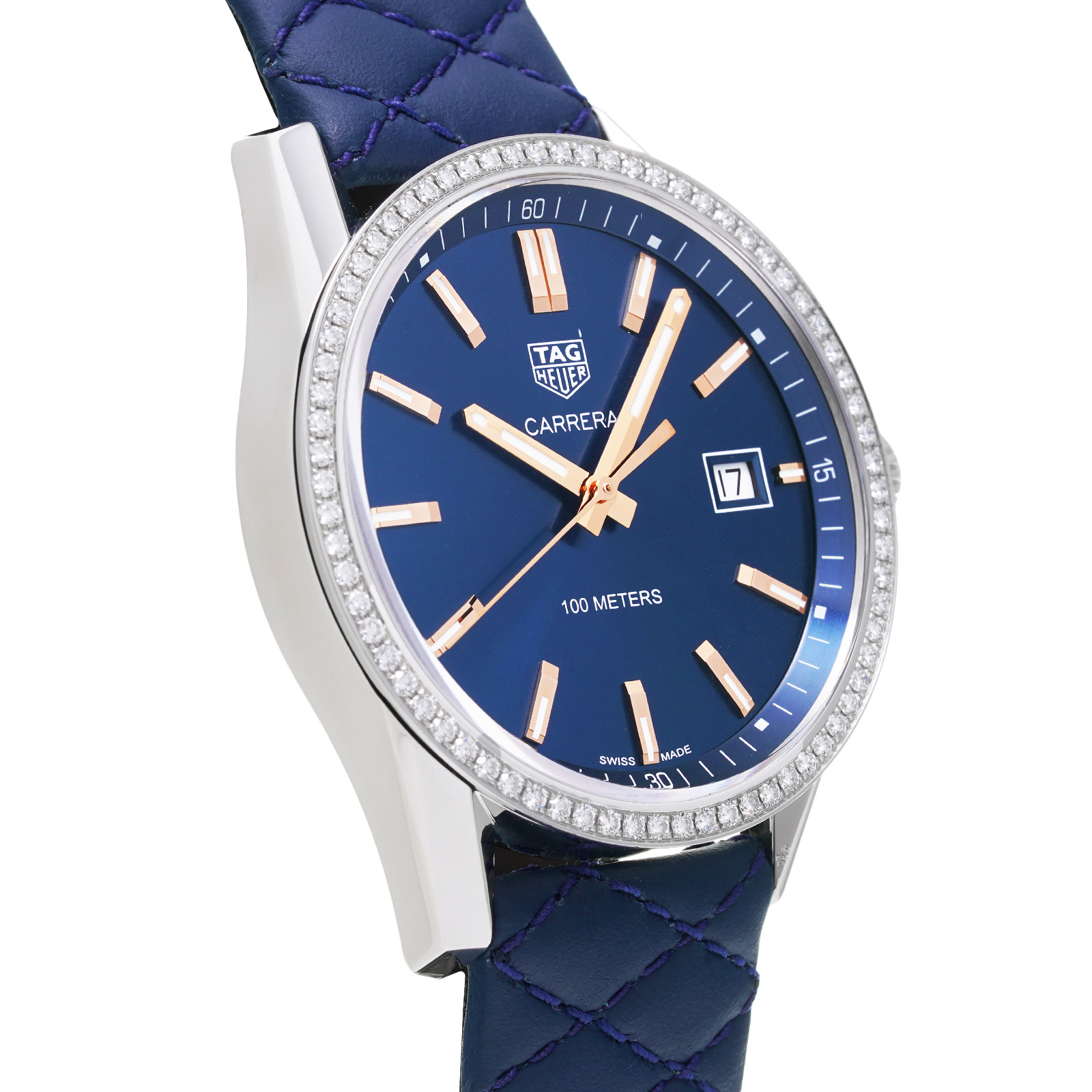 Used Tag Heuer TAG HEUER Carrera Quartz WAR1114.BA0601 Blue Men s