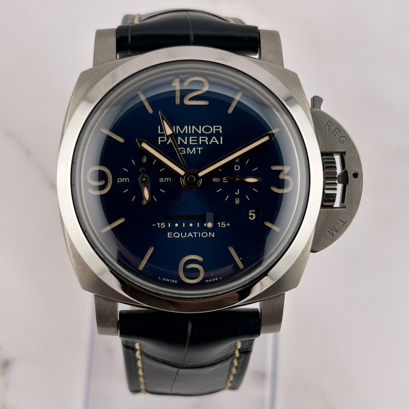 FS 2021 Panerai Luminor Equation of Time Blue Dial 8 Days GMT