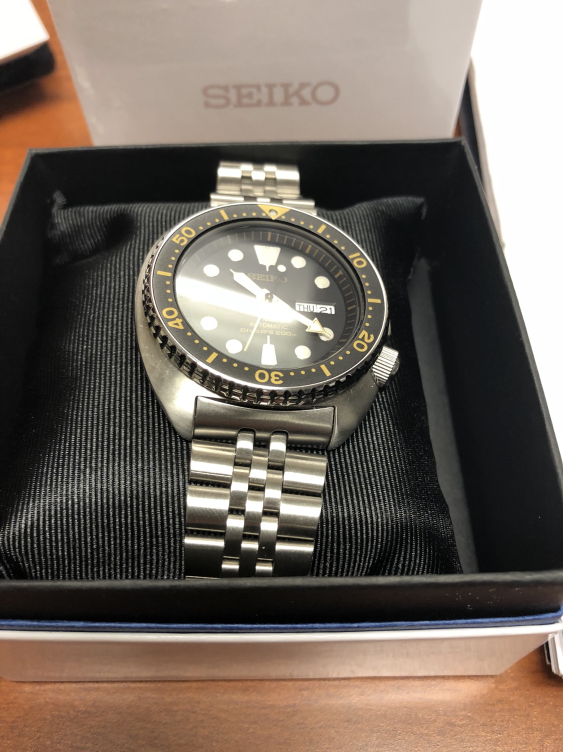 FS: Seiko SRP775 Gilt Turtle Diver with Strapcode Super Jubilee