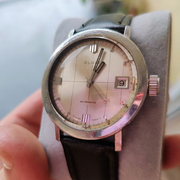 Elgin Compressor Watch Vintage Elgin Compressor Men's Swiss Eta Movement Runs | WatchCharts ...