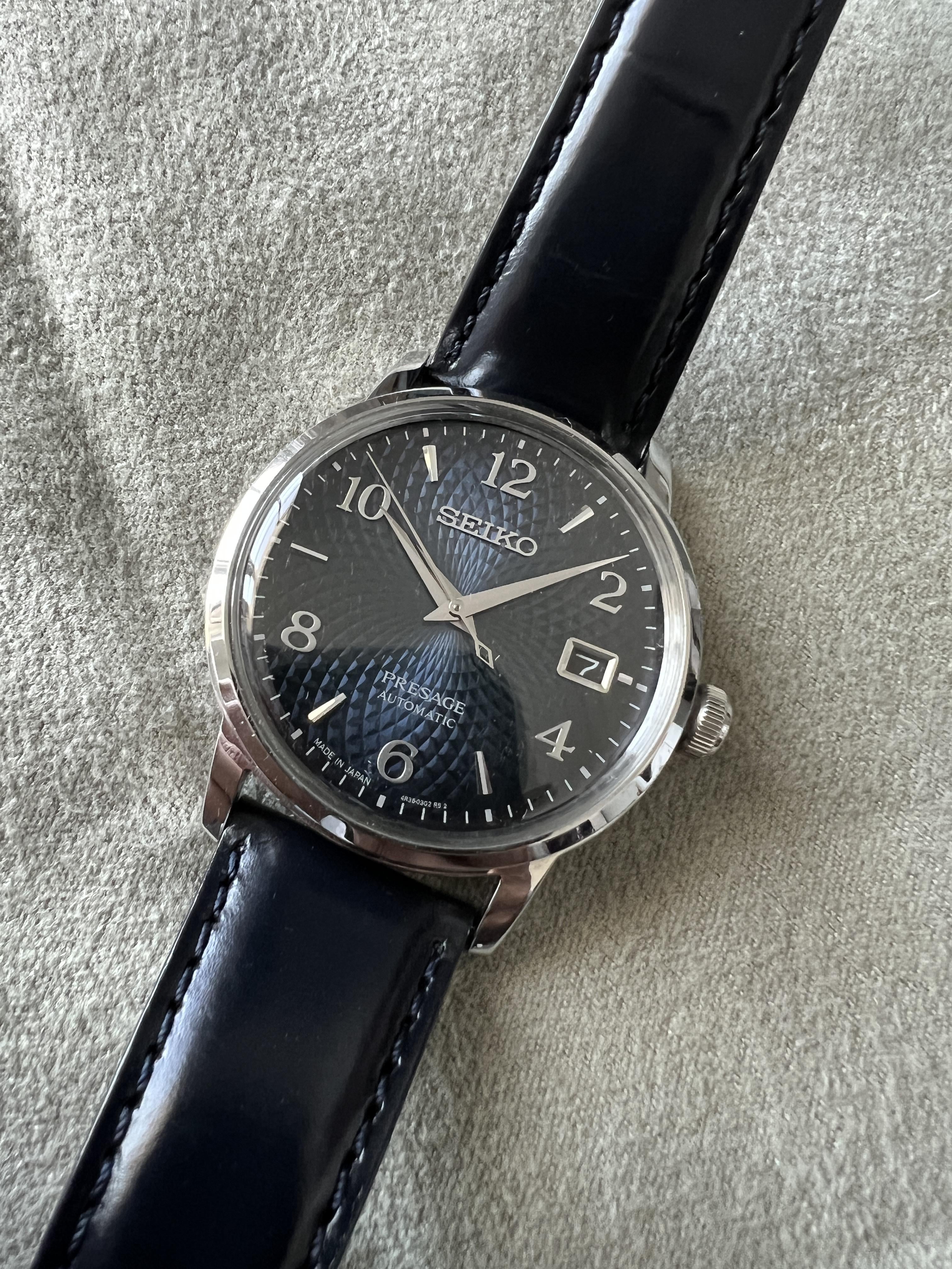 seiko presage manhattan blue