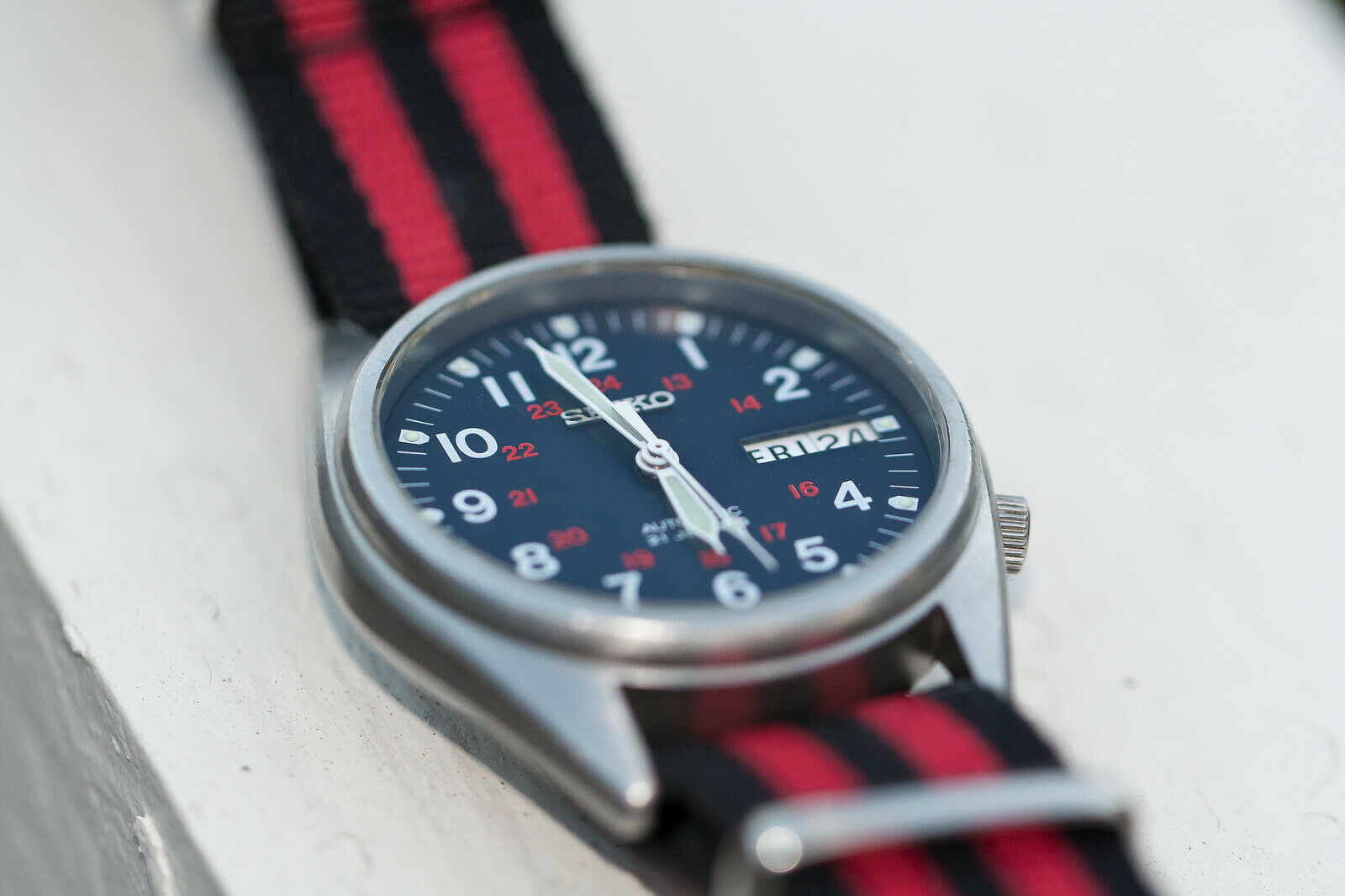SNX429 Seiko Automatic 21 Jewels Military Field Watch (7S26
